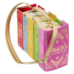 LOUNGEFLY Exclusive - Disney Stitch Shoppe Classic Disney Books Crossbody Bag -Loungefly WDSSTB0025 SSDISNEYCLASSICDISNEYBOOKSCROSSBODYBAG0788QUARTER