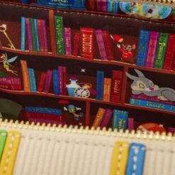 LOUNGEFLY Exclusive - Disney Stitch Shoppe Classic Disney Books Crossbody Bag -Loungefly WDSSTB0025 SSDISNEYCLASSICDISNEYBOOKSCROSSBODYBAG0795INSIDE