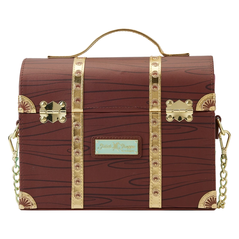 LOUNGEFLY Stitch Shoppe The Little Mermaid Treasure Chest Crossbody Bag 8 LOUNGEFLY Stitch Shoppe The Little Mermaid Treasure Chest Crossbody Bag - Image 6