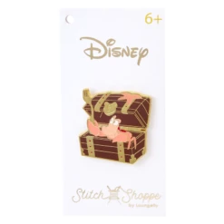 LOUNGEFLY Stitch Shoppe The Little Mermaid Treasure Chest Crossbody Bag 18 LOUNGEFLY Stitch Shoppe The Little Mermaid Treasure Chest Crossbody Bag -Loungefly WDSSTB0027 STITCHSHOPPETLMTREASURECHESTCROSSBODYBAG0442PINFRONT