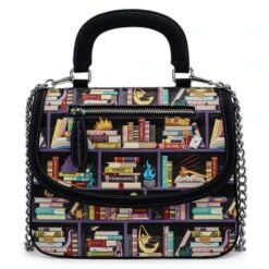 LOUNGEFLY Villains Books Crossbody Bag