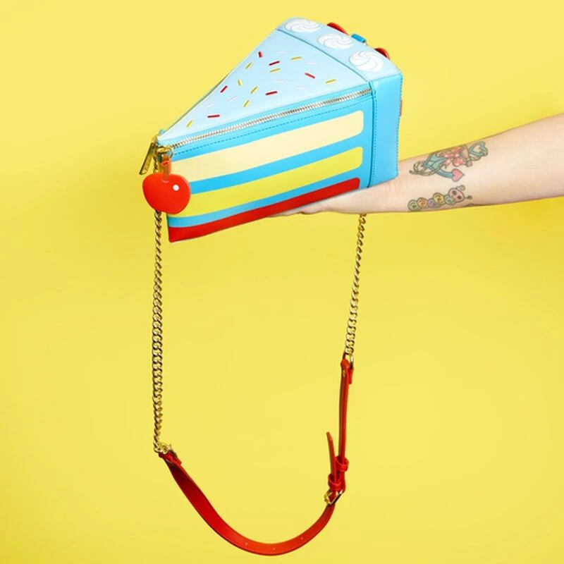 LOUNGEFLY Snow White Cake Cosplay Crossbody Bag 10 LOUNGEFLY Snow White Cake Cosplay Crossbody Bag - Image 8