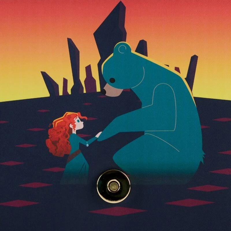 LOUNGEFLY Brave Princess Merida Castle Crossbody Bag 6 LOUNGEFLY Brave Princess Merida Castle Crossbody Bag - Image 4