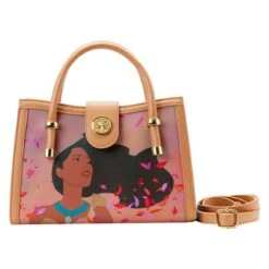 LOUNGEFLY Pocahontas Princess Scene Crossbody Bag