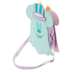 LOUNGEFLY Pastel Ghost Mickey And Minnie Mouse Glow Crossbody Bag -Loungefly WDTB2641 5