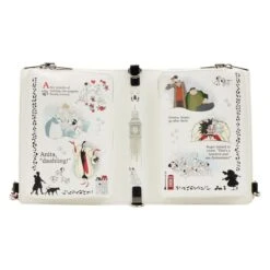 LOUNGEFLY 101 Dalmatians Book Convertible Crossbody Bag -Loungefly WDTB2651 8