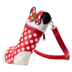 LOUNGEFLY Minnie Mouse Stocking Cosplay Crossbody Bag -Loungefly WDTB2680 3