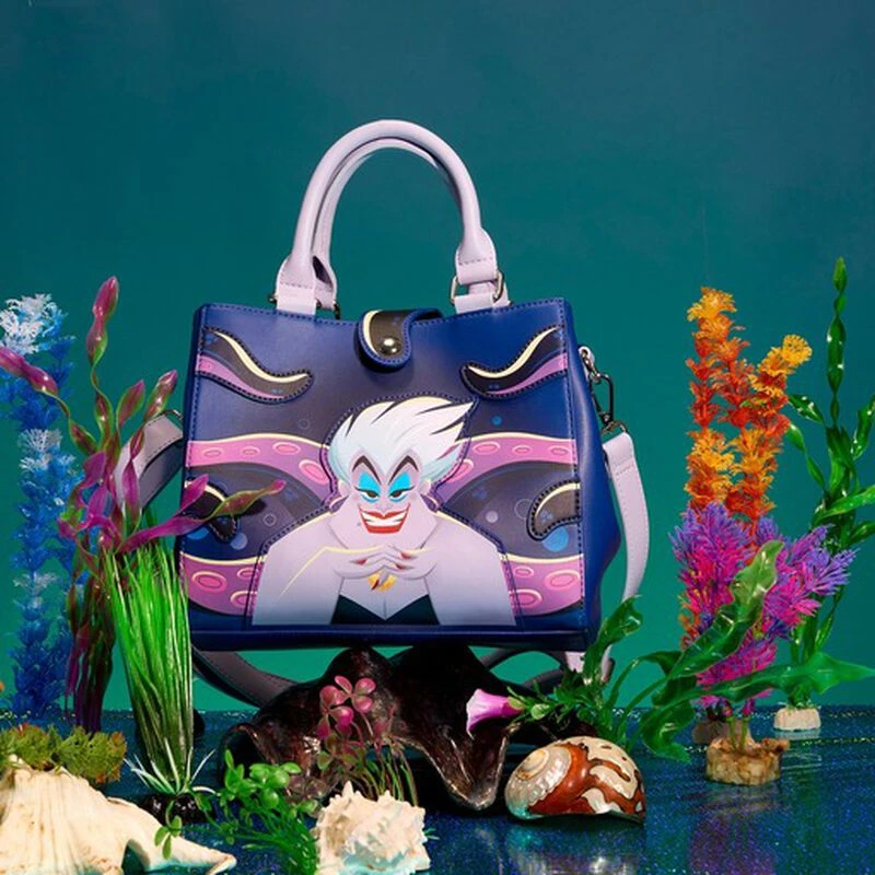 LOUNGEFLY The Little Mermaid Ursula Plotting Glow Crossbody Bag 4 LOUNGEFLY The Little Mermaid Ursula Plotting Glow Crossbody Bag - Image 2