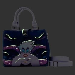 LOUNGEFLY The Little Mermaid Ursula Plotting Glow Crossbody Bag 12 LOUNGEFLY The Little Mermaid Ursula Plotting Glow Crossbody Bag -Loungefly WDTB2687 4