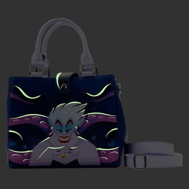 LOUNGEFLY The Little Mermaid Ursula Plotting Glow Crossbody Bag 6 LOUNGEFLY The Little Mermaid Ursula Plotting Glow Crossbody Bag - Image 4