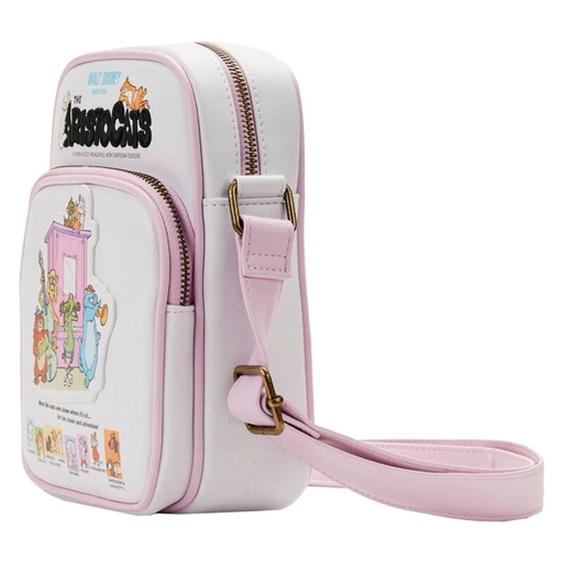 LOUNGEFLY The Aristocats Poster Passport Crossbody Bag 4 LOUNGEFLY The Aristocats Poster Passport Crossbody Bag - Image 2