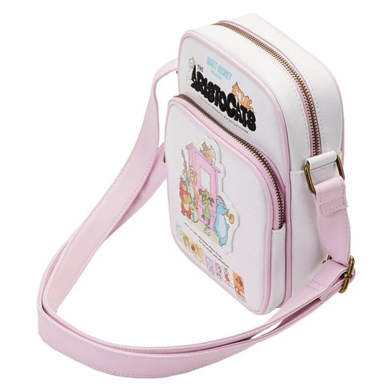 LOUNGEFLY The Aristocats Poster Passport Crossbody Bag 5 LOUNGEFLY The Aristocats Poster Passport Crossbody Bag - Image 3