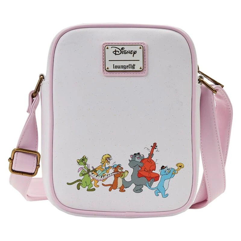LOUNGEFLY The Aristocats Poster Passport Crossbody Bag 6 LOUNGEFLY The Aristocats Poster Passport Crossbody Bag - Image 4