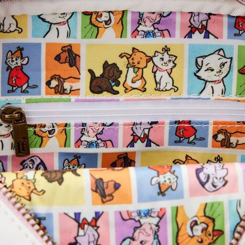 LOUNGEFLY The Aristocats Poster Passport Crossbody Bag 7 LOUNGEFLY The Aristocats Poster Passport Crossbody Bag - Image 5