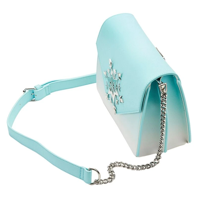 LOUNGEFLY Exclusive - Elsa Snowflake Glitter Crossbody Bag 6 LOUNGEFLY Exclusive - Elsa Snowflake Glitter Crossbody Bag - Image 4