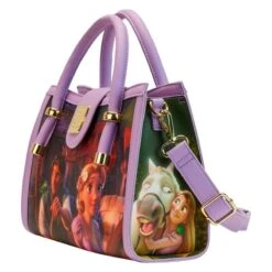 LOUNGEFLY Rapunzel Princess Scene Crossbody Bag -Loungefly WDTB2718 4
