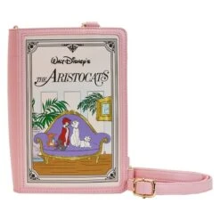 LOUNGEFLY The Aristocats Book Convertible Crossbody Bag