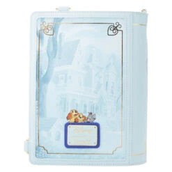 LOUNGEFLY Lady And The Tramp Book Convertible Crossbody Bag -Loungefly WDTB2738 LFDISNEYLADYANDTHETRAMPCLASSICBOOKCONVERTIBLECROSSBODYBAG0887BACK