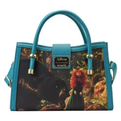 LOUNGEFLY Brave Princess Scenes Crossbody Bag 14 LOUNGEFLY Brave Princess Scenes Crossbody Bag -Loungefly WDTB2739 LFDISNEYBRAVEMERIDAPRINCESSSCENECROSSBODY0654BACK