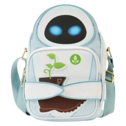 LOUNGEFLY WALL-E EVE Date Night Glow CROSSBUDDIES Bag