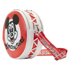 LOUNGEFLY Disney100 Mickey Mouseketeers Crossbody Bag With Ear Holder -Loungefly WDTB2744 LFDISNEY100THMICKEYMOUSEKETEERSEARHOLDERCROSSBODYBAG 167SIDE