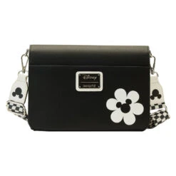 LOUNGEFLY Mickey Mouse Y2K Yin And Yang Crossbody Bag -Loungefly WDTB2757 LFDISNEYMICKEYY2KBLACKANDWHITECROSSBODYBAG0045BACK