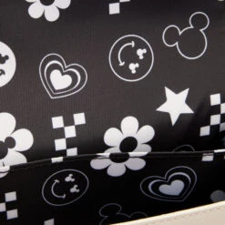 LOUNGEFLY Mickey Mouse Y2K Yin And Yang Crossbody Bag -Loungefly WDTB2757 LFDISNEYMICKEYY2KBLACKANDWHITECROSSBODYBAG0046INSIDE