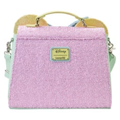 LOUNGEFLY Limited Edition Exclusive - Minnie Mouse Pastel Sequin Crossbody Bag -Loungefly WDTB2758 LFDISNEYMINNIEPASTELSEQUINCROSSBODYBAG0731BACK
