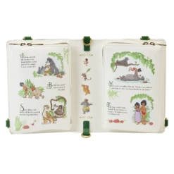 LOUNGEFLY The Jungle Book Convertible Crossbody Bag 20 LOUNGEFLY The Jungle Book Convertible Crossbody Bag -Loungefly WDTB2786 LFDISNEYJUNGLEBOOKCONVERTIBLECROSSBODYBAG0756OPEN