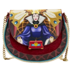 LOUNGEFLY Snow White Evil Queen Throne Crossbody Bag