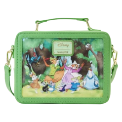 LOUNGEFLY Robin Hood Lunchbox Crossbody Bag -Loungefly WDTB2793 LFDISNEYROBINHOODLUNCHBOXCROSSBODYBAG0062BACK
