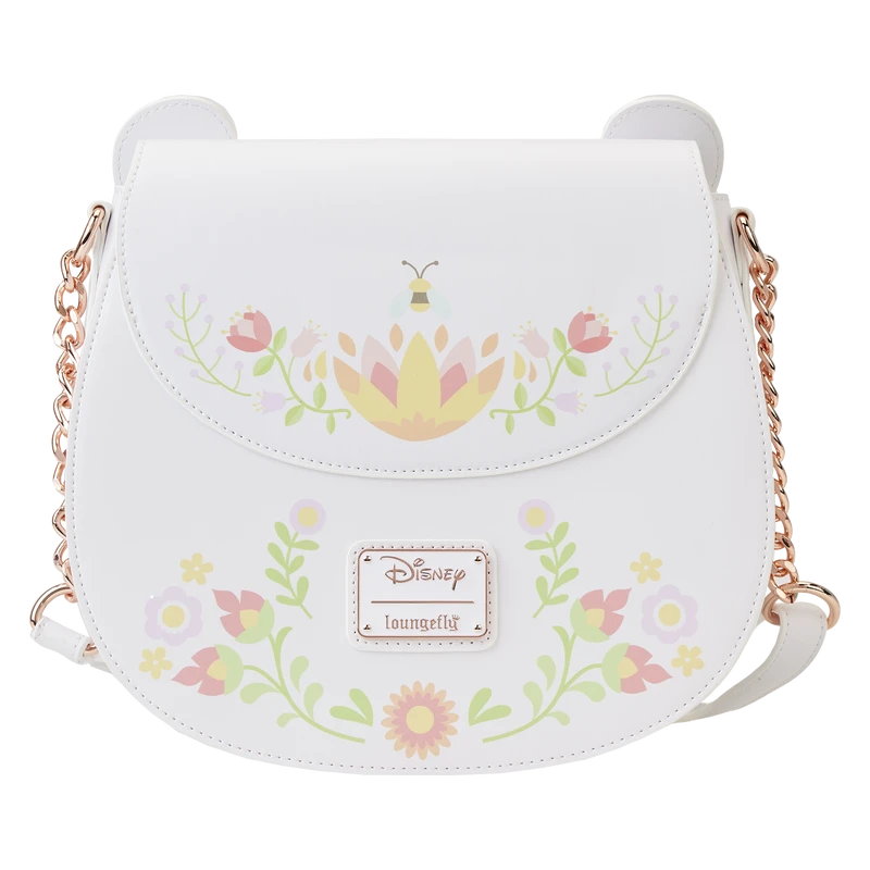 LOUNGEFLY Winnie The Pooh Cosplay Folk Floral Crossbody Bag 8 LOUNGEFLY Winnie The Pooh Cosplay Folk Floral Crossbody Bag - Image 6