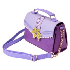 LOUNGEFLY Tangled Rapunzel Cosplay Magic Flower Crossbody Bag -Loungefly WDTB2832 LFDISNEYTANGLEDRAPUNZELCOSPLAYMAGICFLOWERCROSSBODY1671QUARTER
