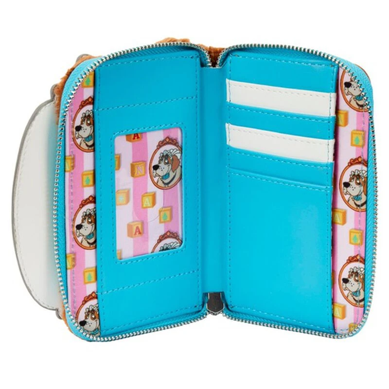 LOUNGEFLY Peter Pan Nana Cosplay Plush Zip Around Wallet 5 LOUNGEFLY Peter Pan Nana Cosplay Plush Zip Around Wallet - Image 3