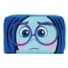 LOUNGEFLY Exclusive - Inside Out Sadness Cosplay Zip Around Wallet -Loungefly WDWA2261 1