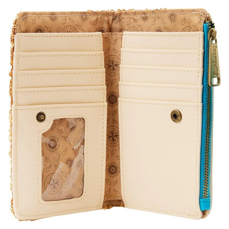 LOUNGEFLY Exclusive - Pocahontas Sequin Flap Wallet 7 LOUNGEFLY Exclusive - Pocahontas Sequin Flap Wallet - Image 5