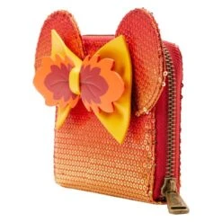 LOUNGEFLY Exclusive - Disney Fall Minnie Mouse Sequin Ombre Zip Around Wallet -Loungefly WDWA2319 3