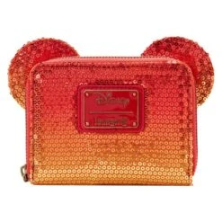 LOUNGEFLY Exclusive - Disney Fall Minnie Mouse Sequin Ombre Zip Around Wallet -Loungefly WDWA2319 4