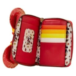 LOUNGEFLY Exclusive - Disney Fall Minnie Mouse Sequin Ombre Zip Around Wallet -Loungefly WDWA2319 5