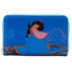LOUNGEFLY Aladdin Princess Scenes Zip Around Wallet