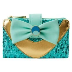 LOUNGEFLY Exclusive - Princess Jasmine Sequin Flap Wallet