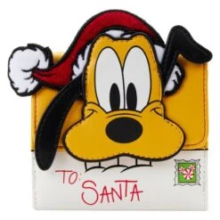 LOUNGEFLY Exclusive - Pluto Santa Letter Zip Around Wallet
