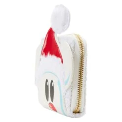 LOUNGEFLY Exclusive - Mickey Mouse Sequin Snowman Zip Around Wallet -Loungefly WDWA2348 2