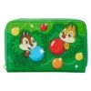 LOUNGEFLY Chip And Dale Ornaments Zip Around Wallet -Loungefly WDWA2352 1