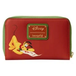 LOUNGEFLY Mickey & Minnie Mouse Hot Cocoa Fireplace Zip Around Wallet -Loungefly WDWA2353 4