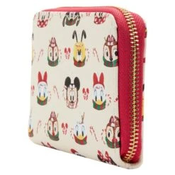LOUNGEFLY Disney Hot Cocoa Mugs Zip Around Wallet -Loungefly WDWA2354 3