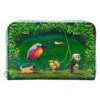 LOUNGEFLY Up Moment Jungle Stroll Zip Around Wallet