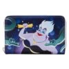LOUNGEFLY The Little Mermaid Ursula Lair Glow Zip Around Wallet -Loungefly WDWA2363 1