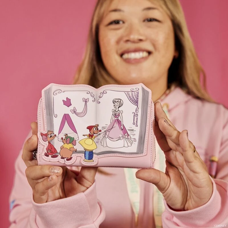 LOUNGEFLY Exclusive - Cinderella Mice Dressmakers Zip Around Wallet 4 LOUNGEFLY Exclusive - Cinderella Mice Dressmakers Zip Around Wallet - Image 2