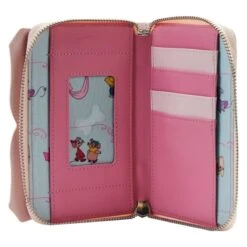 LOUNGEFLY Exclusive - Cinderella Mice Dressmakers Zip Around Wallet 11 LOUNGEFLY Exclusive - Cinderella Mice Dressmakers Zip Around Wallet -Loungefly WDWA2365 5